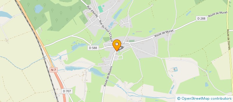 localisation de l'entreprise SYNDICAT INTERCOMMUNAL A VOCATION MULTIPLE AMENAGEMENT ET DEVELOPPEMENT DU NORD BOURBONNAIS à TREVOL