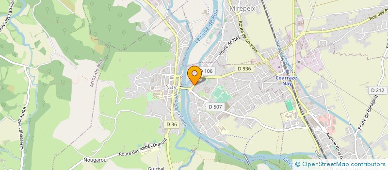 localisation de l'entreprise SYNDICAT INTERCOMMUNAL A VOCATION MULTIPLE AUTONOMIE DE LA PLAINE DE NAY à NAY