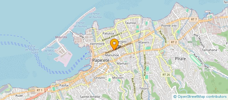 localisation de l'entreprise SYNDICAT INTERCOMMUNAL A VOCATION MULTIPLE DES TUAMOTU GAMBIER à PAPEETE