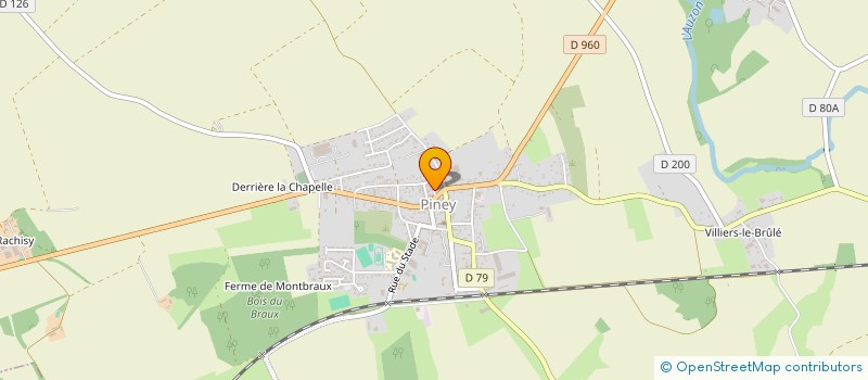 localisation de l'entreprise SYNDICAT INTERCOMMUNAL A VOCATION SCOLAIRE DE LA REGION DE PINEY à PINEY