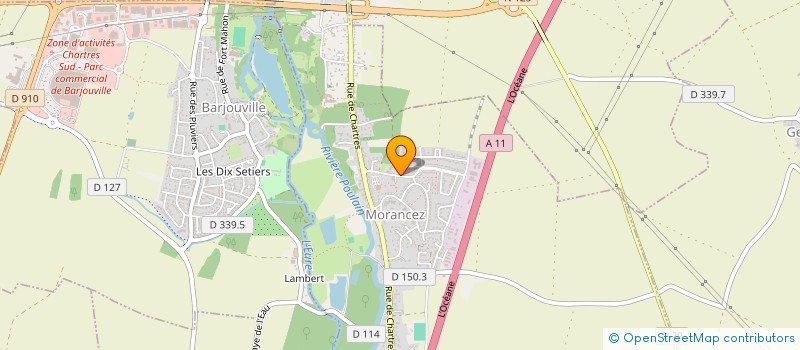 localisation de l'entreprise SYNDICAT INTERCOMMUNAL A VOCATION SCOLAIRE DE MORANCEZ GELLAINVILLE à MORANCEZ
