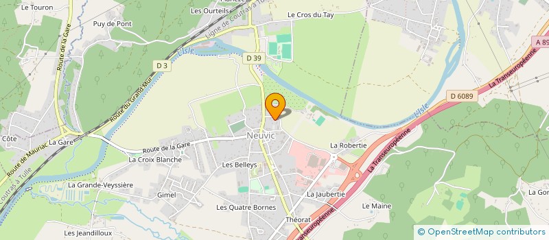 localisation de l'entreprise SYNDICAT INTERCOMMUNAL A VOCATION SCOLAIRE DE NEUVIC SUR L'ISLE à SAINT-GERMAIN-DU-SALEMBRE