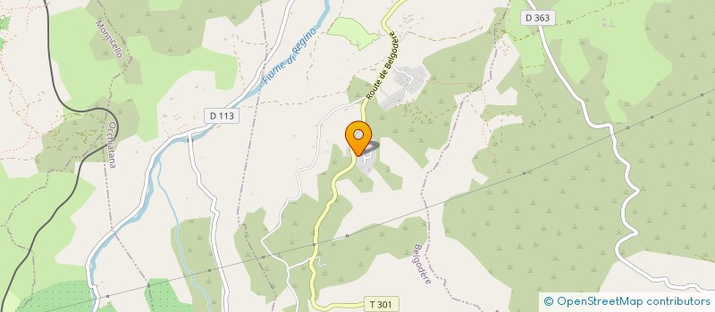 localisation de l'entreprise SYNDICAT INTERCOMMUNAL A VOCATION SCOLAIRE E CINQUE PIEVE DI BALAGNA à BELGODERE