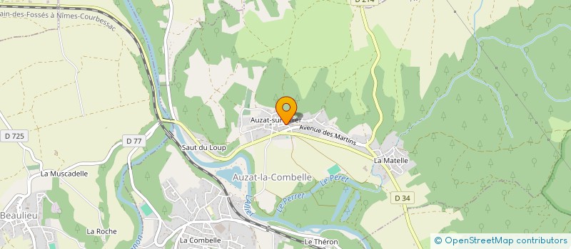 localisation de l'entreprise SYNDICAT INTERCOMMUNAL A VOCATION UNIQUE ASSAINISSEMENT ST-MARTIN DES PLAINS BANSAT à SAINT-MARTIN-DES-PLAINS