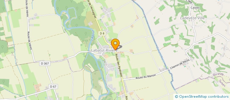 localisation de l'entreprise SYNDICAT INTERCOMMUNAL A VOCATION UNIQUE D'ADDUCTIN D'EAU POTABLE DE RIVIERE BASSE à LASCAZERES