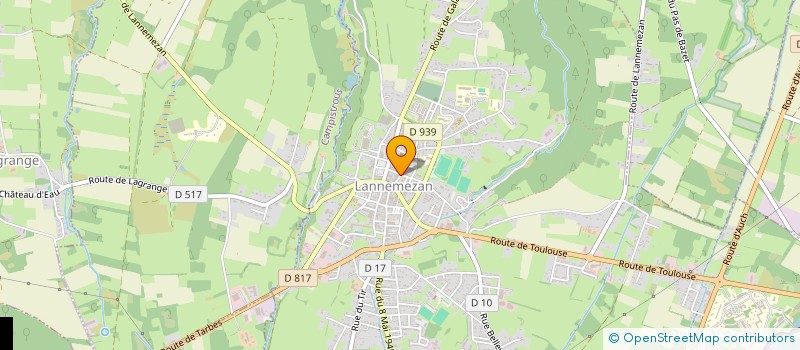 localisation de l'entreprise SYNDICAT INTERCOMMUNAL A VOCATION UNIQUE D'ADDUCTION D'EAU POTABLE DES HAUTES VALLEES  DU GERS-BAISE  LANNEMEZAN