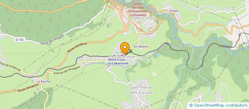 localisation de l'entreprise SYNDICAT INTERCOMMUNAL A VOCATION UNIQUE D'ADDUCTION D'EAU POTABLE DU CAMBRE D'AZE à SAINT-PIERRE-DELS-FORCATS