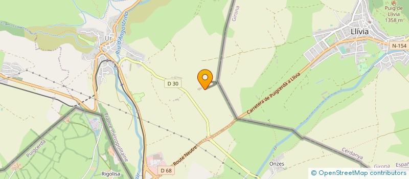 localisation de l'entreprise SYNDICAT INTERCOMMUNAL A VOCATION UNIQUE  DE L'ABATTOIR DE CERDAGNE CAPCIR  UR