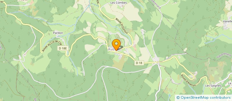 localisation de l'entreprise SYNDICAT INTERCOMMUNAL A VOCATION UNIQUE DE L'EAU DES GROSNES ET DU SORNIN  DEUX-GROSNES