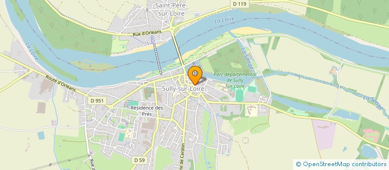 localisation de l'entreprise SYNDICAT INTERCOMMUNAL A VOCATION UNIQUE DE SULLY-SUR-LOIRE/ST-PERE-SUR-LOIRE à SULLY-SUR-LOIRE