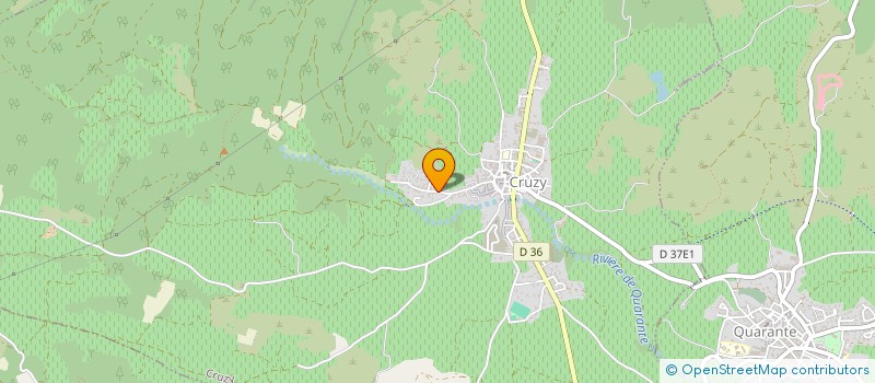 localisation de l'entreprise SYNDICAT INTERCOMMUNAL A VOCATION UNIQUE GESTION DU CENTRE DE SECOURS CRUZY QUARANTE à CRUZY