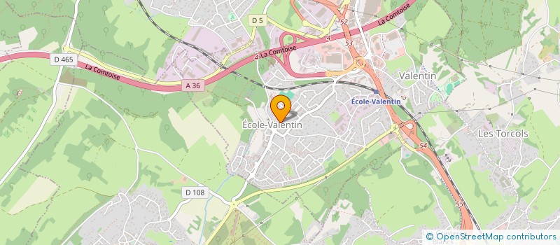 localisation de l'entreprise SYNDICAT INTERCOMMUNAL A VOCATION UNIQUE MARPA ECOLE-VALENTIN à ECOLE-VALENTIN
