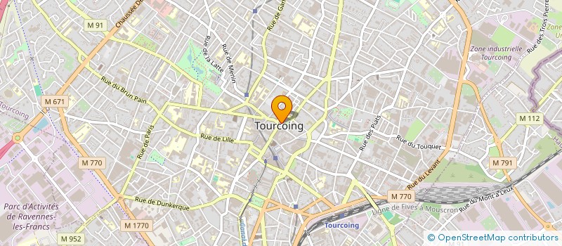 localisation de l'entreprise SYNDICAT INTERCOMMUNAL A VOCATION UNIQUE POUR LA CREATION ET LA GESTION DE LA FOURRIERE POUR ANIMAUX ERRANTS à TOURCOING
