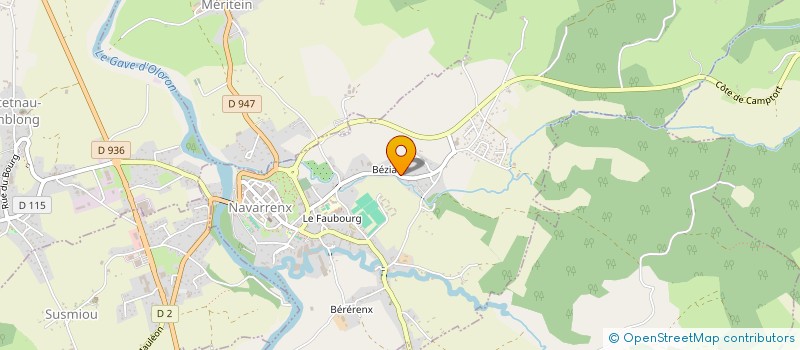 localisation de l'entreprise SYNDICAT INTERCOMMUNAL D'ADDUCTION D'EAU POTABLE DE LA REGION DE NAVARRENX à NAVARRENX