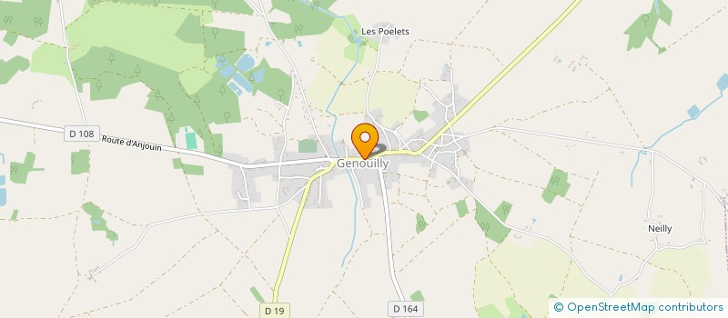 localisation de l'entreprise SYNDICAT INTERCOMMUNAL D ALIMENTATION EN EAU POTABLE DE GENOUILLY à GENOUILLY