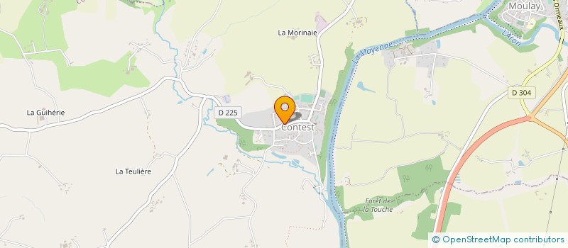 localisation de l'entreprise SYNDICAT INTERCOMMUNAL D ALIMENTATION EN EAU POTABLE DE L ANXURE ET DE LA PERCHE à CONTEST