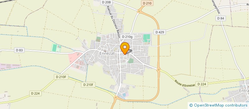 localisation de l'entreprise SYNDICAT INTERCOMMUNAL D'ALIMENTATION EN EAU POTABLE DE LA PLAINE DE RIOM  ENNEZAT