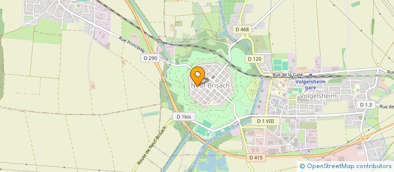 localisation de l'entreprise SYNDICAT INTERCOMMUNAL D'ALIMENTATION EN EAU POTABLE DE LA PLAINE DU RHIN à NEUF-BRISACH