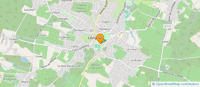 localisation de l'entreprise SYNDICAT INTERCOMMUNAL D'ALIMENTATION EN EAU POTABLE DE LEOGNAN ET CADAUJAC à LEOGNAN