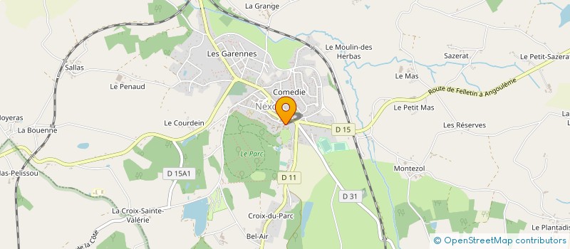 localisation de l'entreprise SYNDICAT INTERCOMMUNAL D'ALIMENTATION EN EAU POTABLE DE NEXON à NEXON