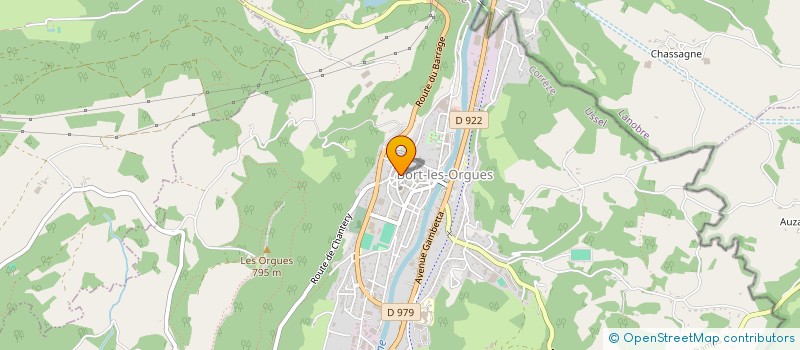 localisation de l'entreprise SYNDICAT INTERCOMMUNAL D'ALIMENTATION EN EAU POTABLE DU CANTON DE BORT-LES-ORGUES à BORT-LES-ORGUES