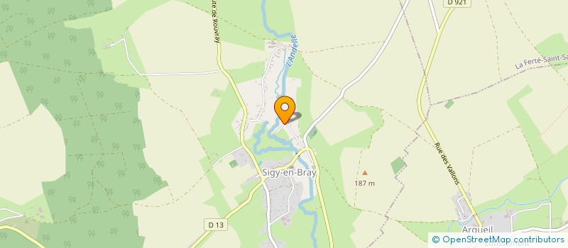 localisation de l'entreprise SYNDICAT INTERCOMMUNAL D ALIMENTATION EN EAU POTABLE ET D ASSAINISSEMENT DE LA REGION DE SIGY EN BRAY à SIGY-EN-BRAY