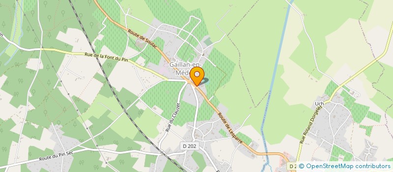 localisation de l'entreprise SYNDICAT INTERCOMMUNAL D'ALIMENTATION EN EAU POTABLE ET D'ASSAINISSEMENT DU MEDOC à GAILLAN-EN-MEDOC