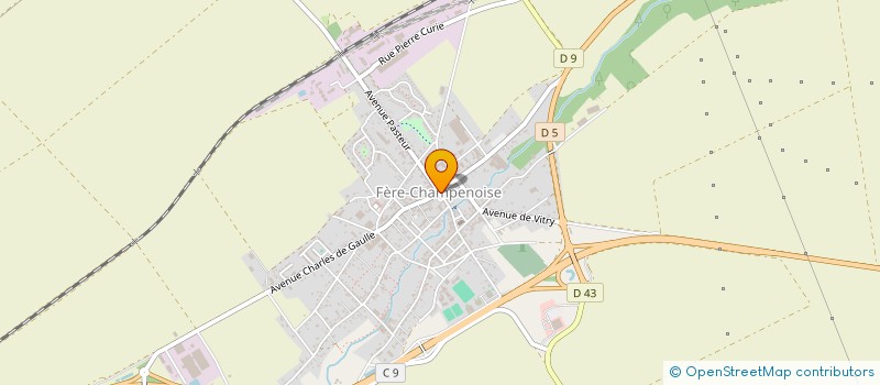 localisation de l'entreprise SYNDICAT INTERCOMMUNAL D'AMENAGEMENT HYDRAULIQUE DU BASSIN DE LA SUPERBE  FERE-CHAMPENOISE