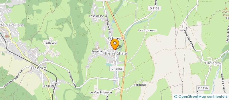 localisation de l'entreprise SYNDICAT INTERCOMMUNAL D'ASSAINISSEMENT POUR LES COMMUNES DE LAFFREY, CHOLONGE ET SAINT-THEOFFREY, POUR LA PRESERVATION à SAINT-THEOFFREY