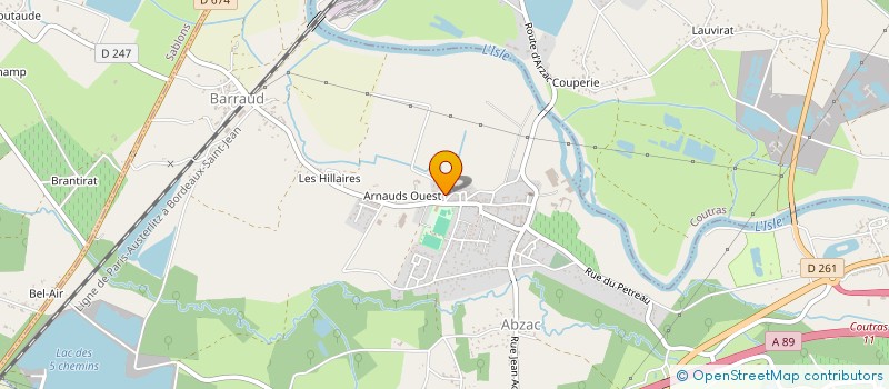 localisation de l'entreprise SYNDICAT INTERCOMMUNAL D EAU POTABLE ET D ASSAINISSEMENT DU NORD LIBOURNAIS à GUITRES