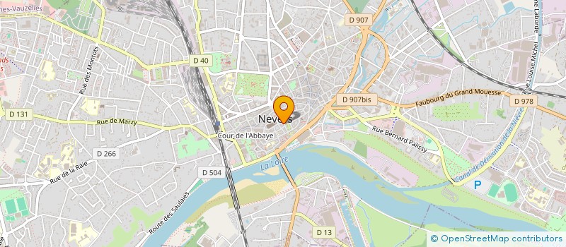 localisation de l'entreprise SYNDICAT INTERCOMMUNAL D ENERGIES D EQUIPEMENT ET D ENVIRONNEMENT DE LA NIEVRE à NEVERS