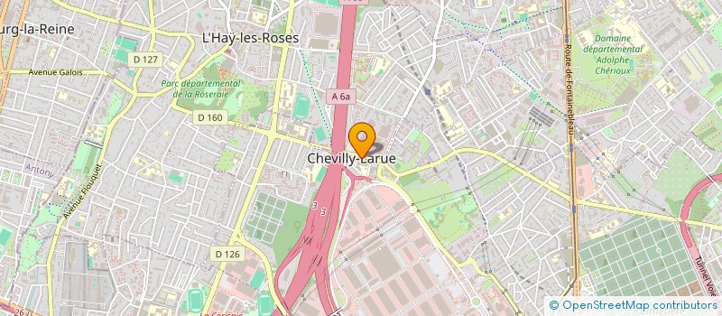 localisation de l'entreprise SYNDICAT INTERCOMMUNAL D'ETUDES POUR L'ACCUEIL DES GENS DU VOYAGE (SIETAG) à CHEVILLY-LARUE