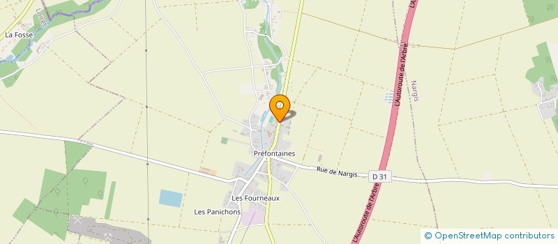 localisation de l'entreprise SYNDICAT INTERCOMMUNAL D'INTERET SCOLAIRE DE PREFONTAINES COURTEMPIERRE FONTENAY SUR LOING ET NARGIS à PREFONTAINES