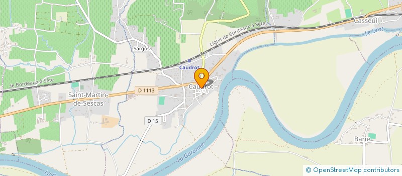 localisation de l'entreprise SYNDICAT INTERCOMMUNAL DE D'ALIMENTATION EN EAU POTABLE ET D'ASSAINISSEMENT (SIAEPA) DE LA REGION DE CAUDROT à CAUDROT
