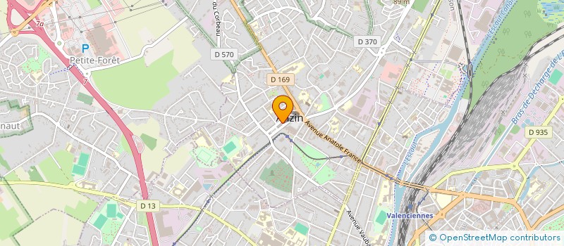 localisation de l'entreprise SYNDICAT INTERCOMMUNAL DE DISTRIBUTION D ENERGIE ELECTRIQUE ET DE GAZ DE L ARRONDISSEMENT DE VALENCIENNES  ANZIN