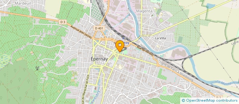 localisation de l'entreprise SYNDICAT INTERCOMMUNAL DE GESTION DE L'ECOLE DE MUSIQUE D'EPERNAY ET SA REGION à EPERNAY