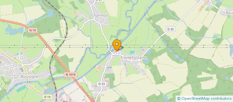 localisation de l'entreprise SYNDICAT INTERCOMMUNAL DE GESTION DES BIENS INDIVIS ENTRE CHARMOIS ET FROIDEFONTAINE à FROIDEFONTAINE
