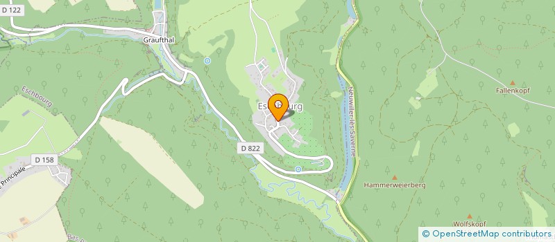 localisation de l'entreprise SYNDICAT INTERCOMMUNAL DE GESTION DU PRESBYTERE DE RAUWILLER  RAUWILLER