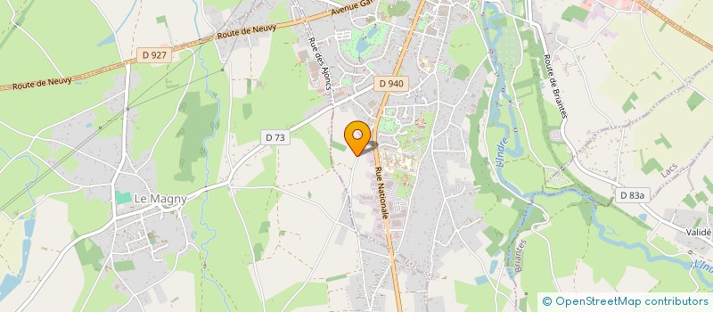localisation de l'entreprise SYNDICAT INTERCOMMUNAL DE REGROUPEMENT PEDAGOGIQUE CHASSIGNOLLES LE MAGNY à CHASSIGNOLLES