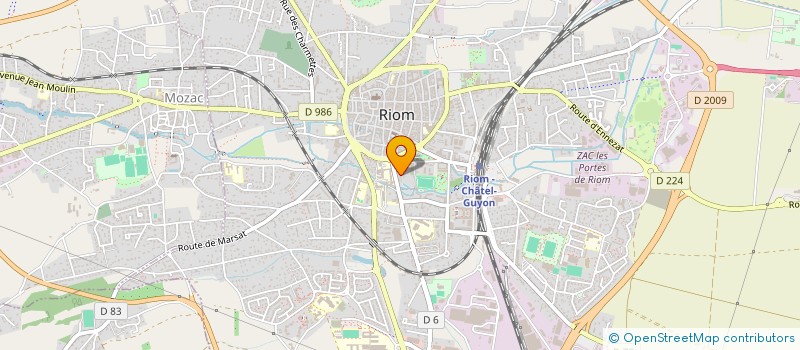 localisation de l'entreprise SYNDICAT INTERCOMMUNAL DE REGROUPEMENT PEDAGOGIQUE DAVAYAT - YSSAC - GIMEAUX  GIMEAUX