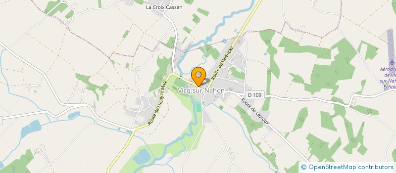 localisation de l'entreprise SYNDICAT INTERCOMMUNAL DE REGROUPEMENT PEDAGOGIQUE DE LANGE VEUIL VICQ SUR NAHON à VICQ-SUR-NAHON