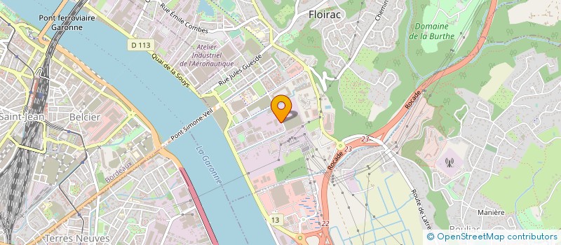 localisation de l'entreprise SYNDICAT INTERCOMMUNAL DE RESTAURATION COLLECTIVE ENTRE LES VILLES DE CENON, DE FLOIRAC ET D'AMBARES-ET-LAGRAVE (SIREC) à FLOIRAC
