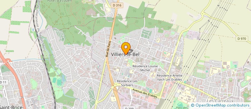 localisation de l'entreprise SYNDICAT INTERCOMMUNAL DE RSTAURATION COLLECTIVE DE GONESSE ET VILLIERS-LE-BEL  VILLIERS-LE-BEL