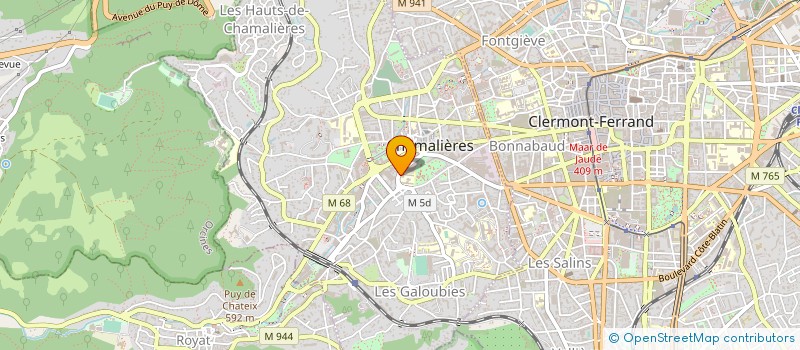 localisation de l'entreprise SYNDICAT INTERCOMMUNAL DE SOINS A DOMICILE CHAMALIERES ROYAT à CHAMALIERES