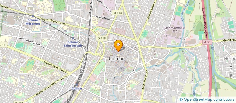 localisation de l'entreprise SYNDICAT INTERCOMMUNAL DE TRAITEMENT DES DECHETS DE COLMAR ET DE SES ENVIRONS à COLMAR