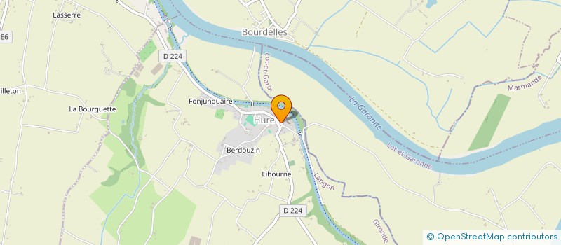 localisation de l'entreprise SYNDICAT INTERCOMMUNAL DE TRANSPORT DE CORPS DE PONDAURAT AILLAS ET BASSANNE à PONDAURAT
