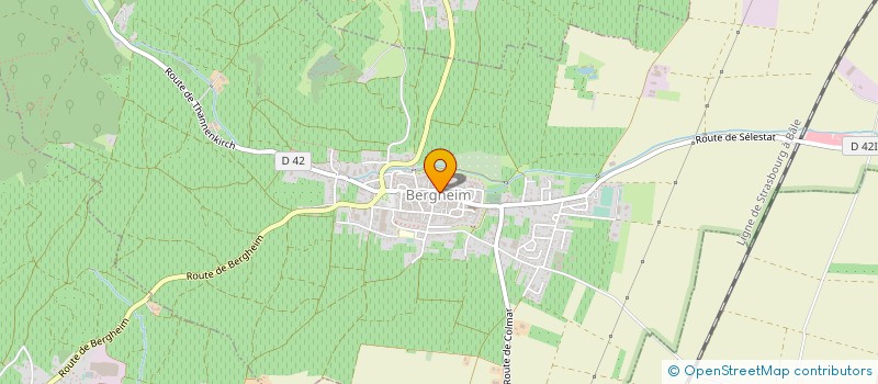 localisation de l'entreprise SYNDICAT INTERCOMMUNAL DES EAUX DE BERGHEIM, SAINT-HIPPOLYTE ET ENVIRONS à BERGHEIM