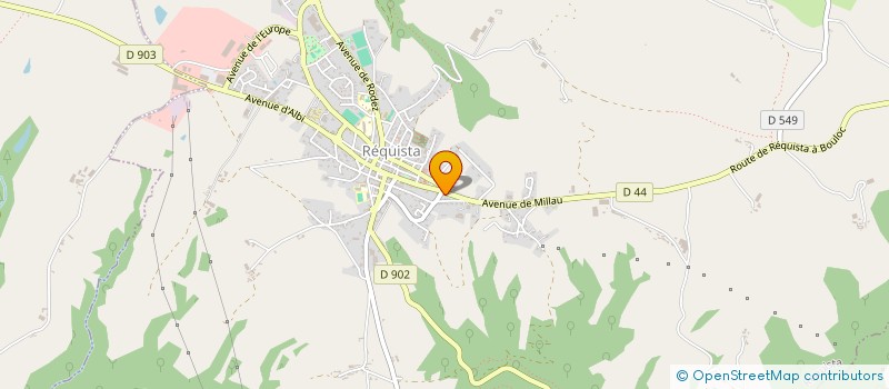 localisation de l'entreprise SYNDICAT INTERCOMMUNAL DES RIVES DU TARN  REQUISTA