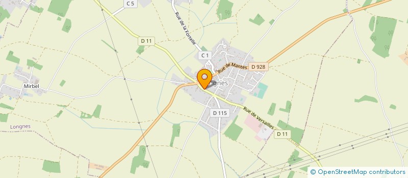 localisation de l'entreprise SYNDICAT INTERCOMMUNAL DU COLLEGE DE LA REGION DE NEAUPHLETTE (SICOREN)  LONGNES