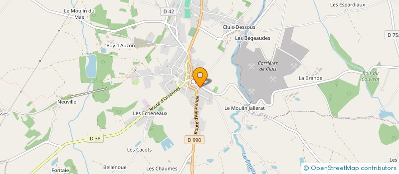 localisation de l'entreprise SYNDICAT INTERCOMMUNAL EAUX DE L AUZON à CLUIS
